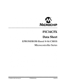 DataSheet PIC16C5x pdf